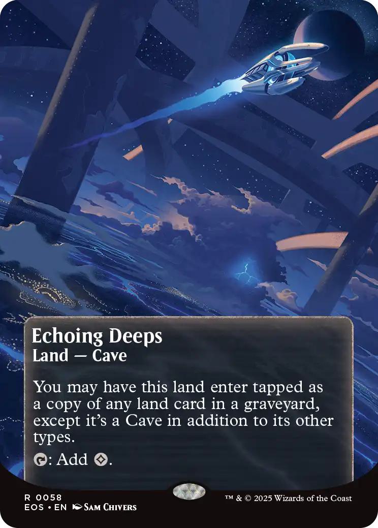 Echoing Deeps [58] [Borderless] [Poster] [Edge of Eternities: Stellar Sights] [Non-Foil]