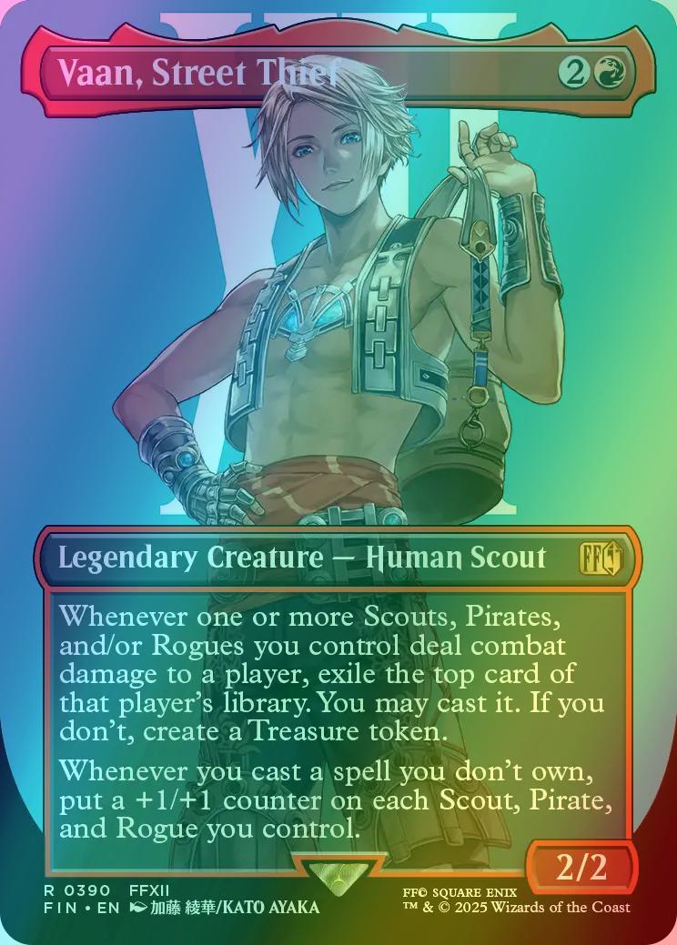 Vaan, Street Thief [390] [Borderless] [Character] [FINAL FANTASY] [Foil]