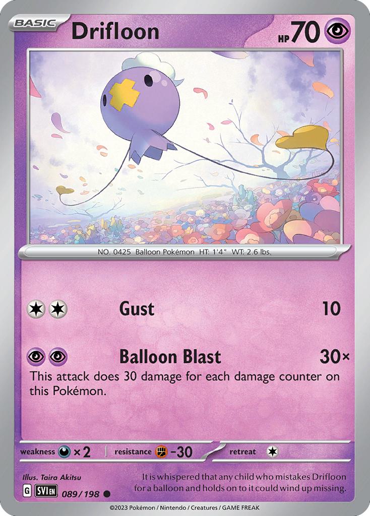 Drifloon - 089/198 - Common [sv01-089] [Non-Holo]