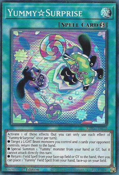 YummySurprise - RA05-EN074 - Super Rare - 1st Edition