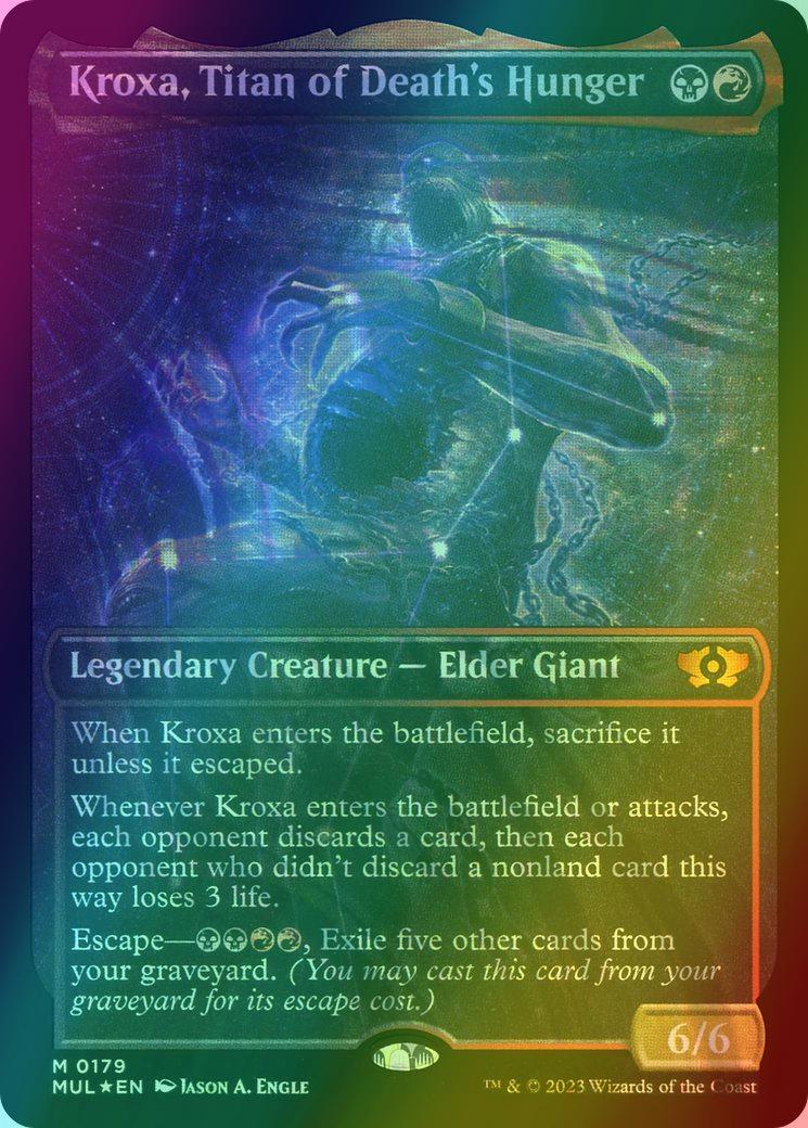 Kroxa, Titan of Death's Hunger [179] [Planar Showcase] [Multiverse Legends] [Halo Foil]