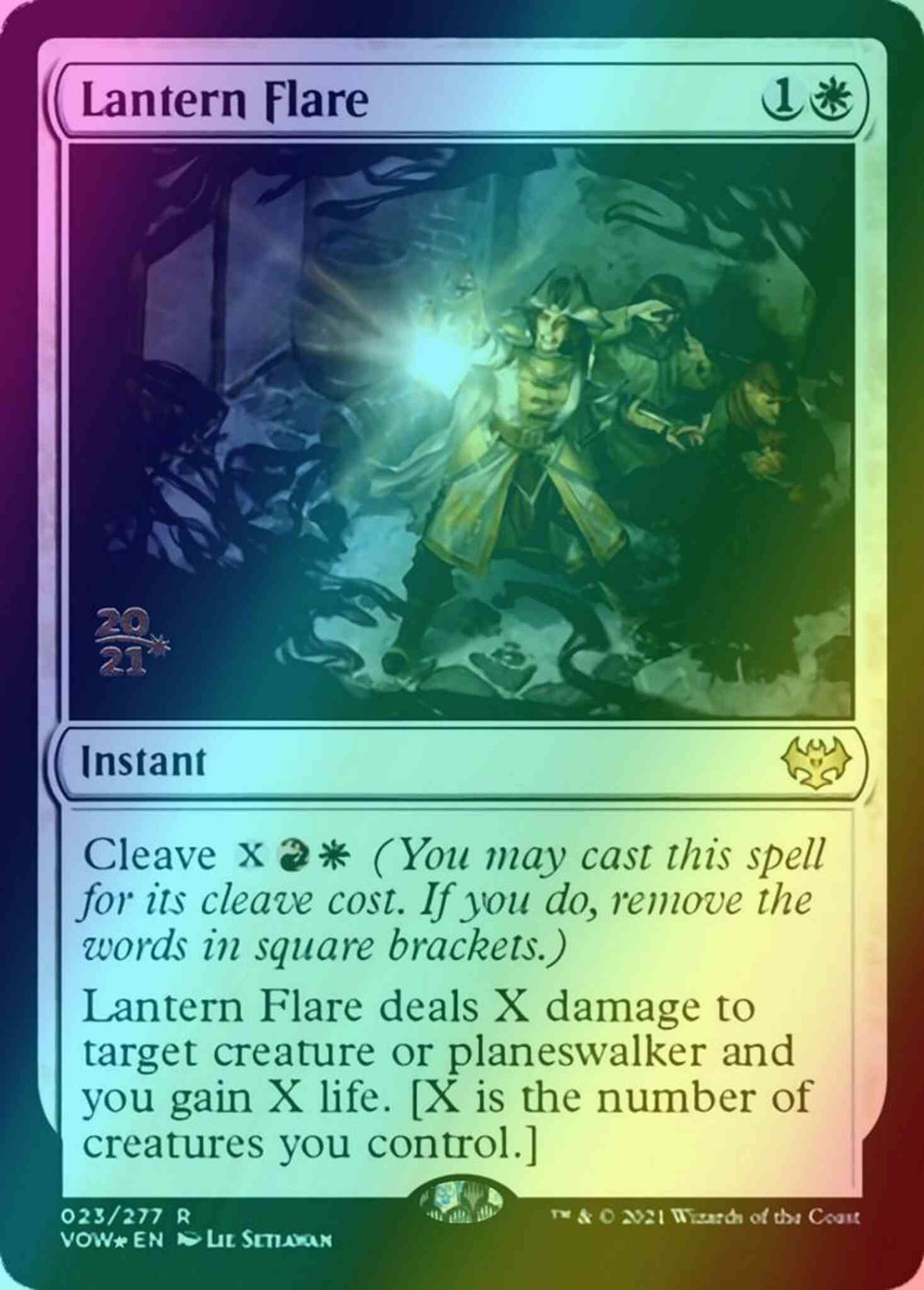 Lantern Flare [Prerelease] [23s] [Innistrad: Crimson Vow: Promos] [Foil]
