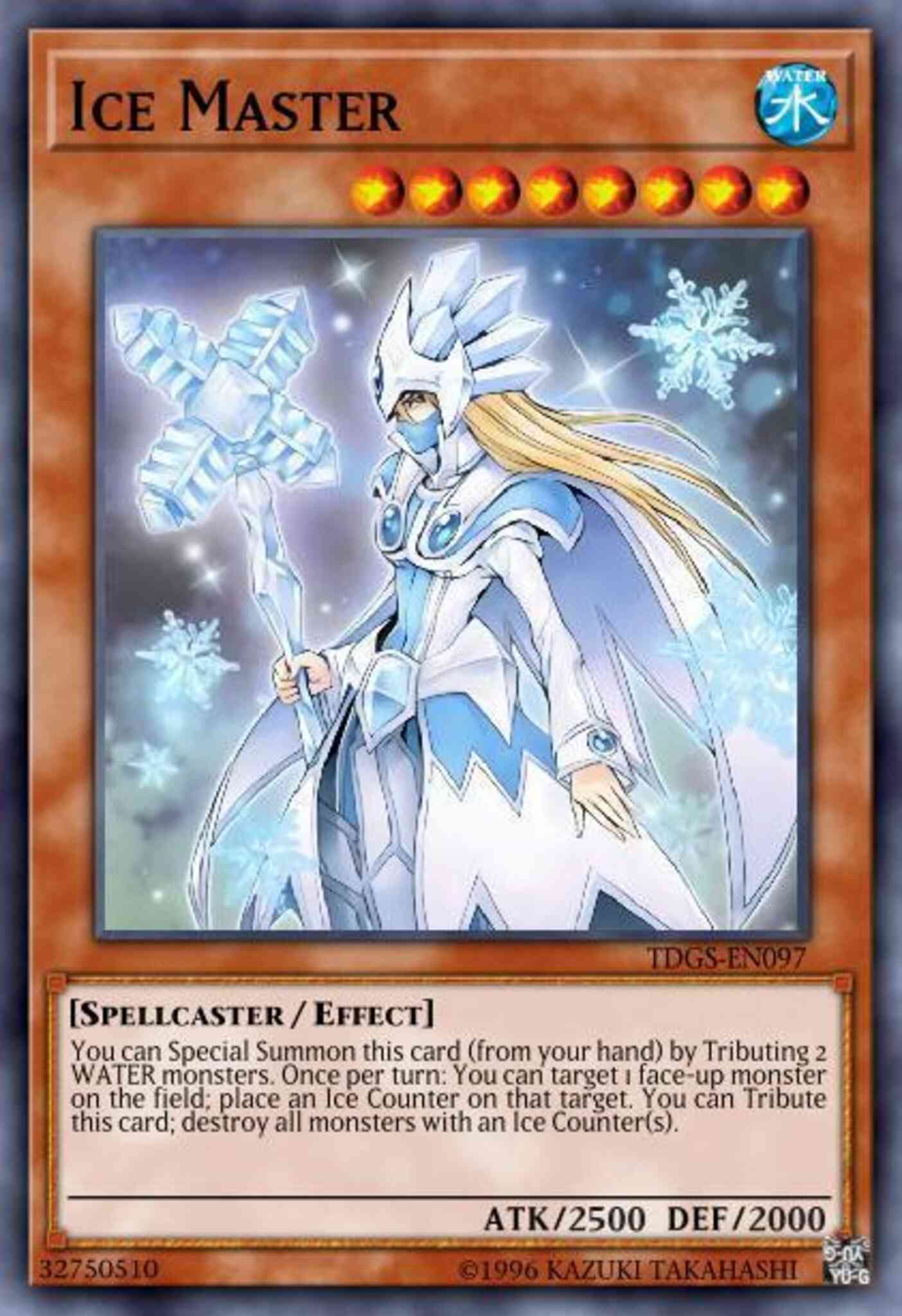 Ice Master - TDGS-EN097 - Secret Rare - 1st Edition