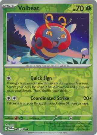 Volbeat - 009/167 - Common [sv06-009] [Reverse Holo]