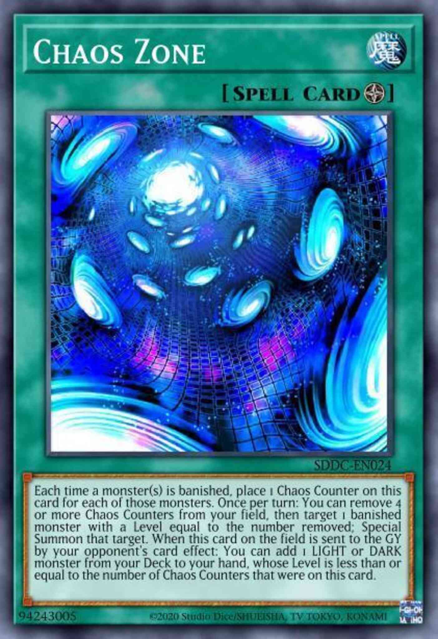 Chaos Zone - TOCH-EN056 - Rare - 1st Edition