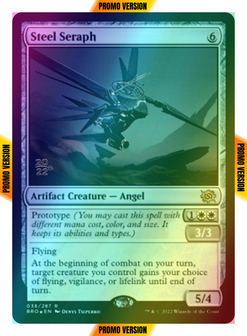 Steel Seraph [38s] [Prerelease] [The Brothers' War: Promos] [Foil]