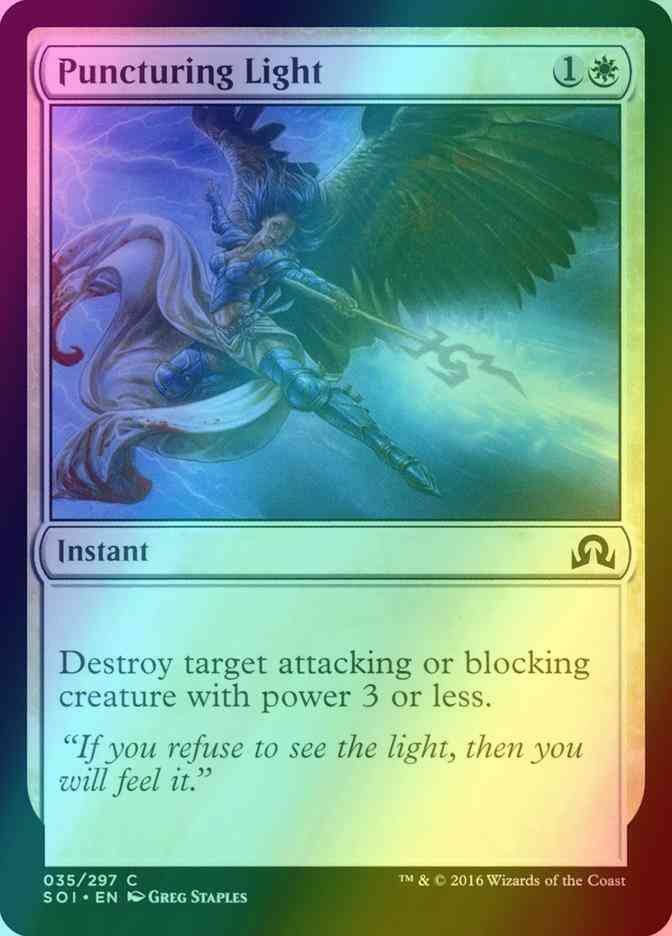 Puncturing Light [35] [Shadows over Innistrad] [Foil]