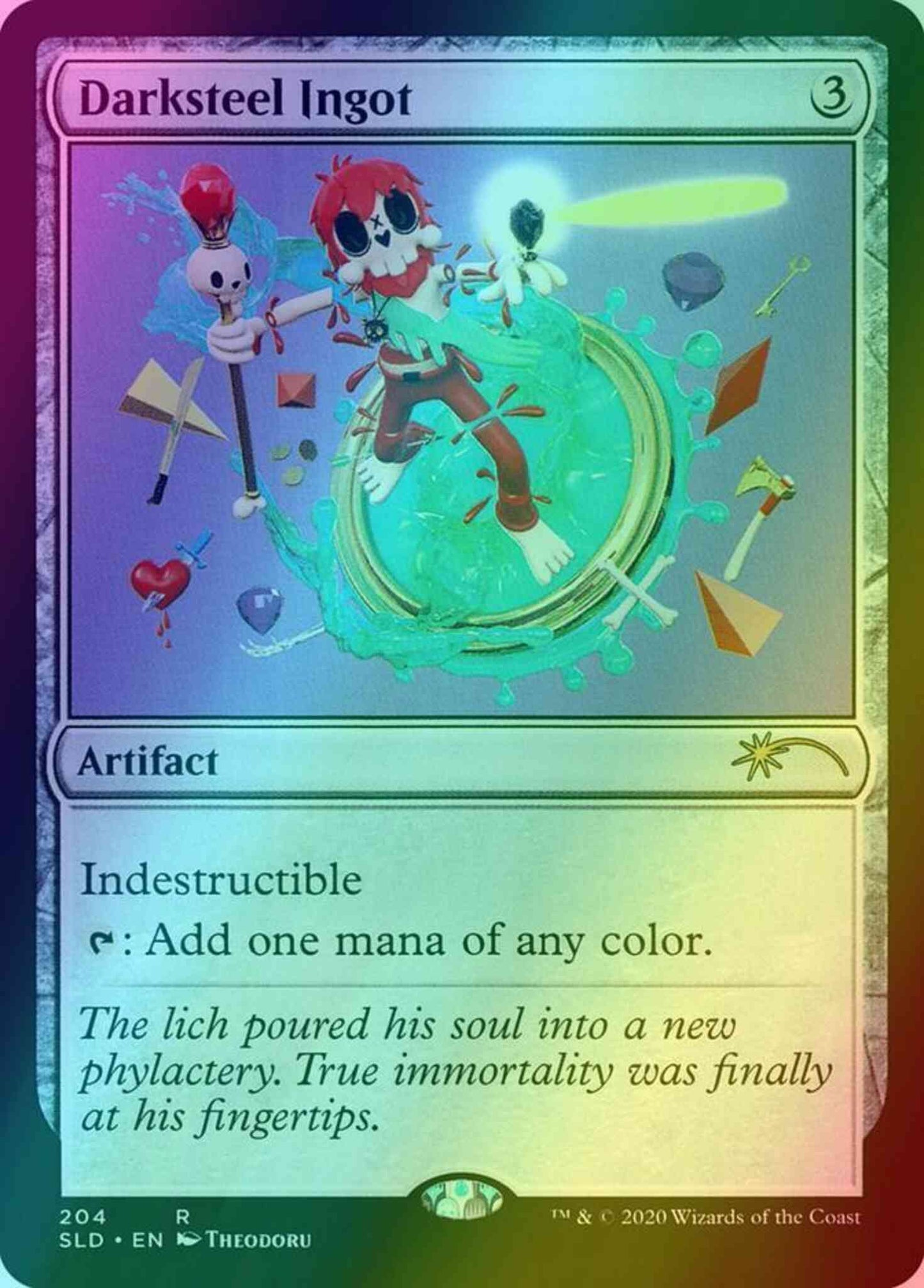 Darksteel Ingot [0204] [A Box of Rocks] [Secret Lair Drop] [Foil]