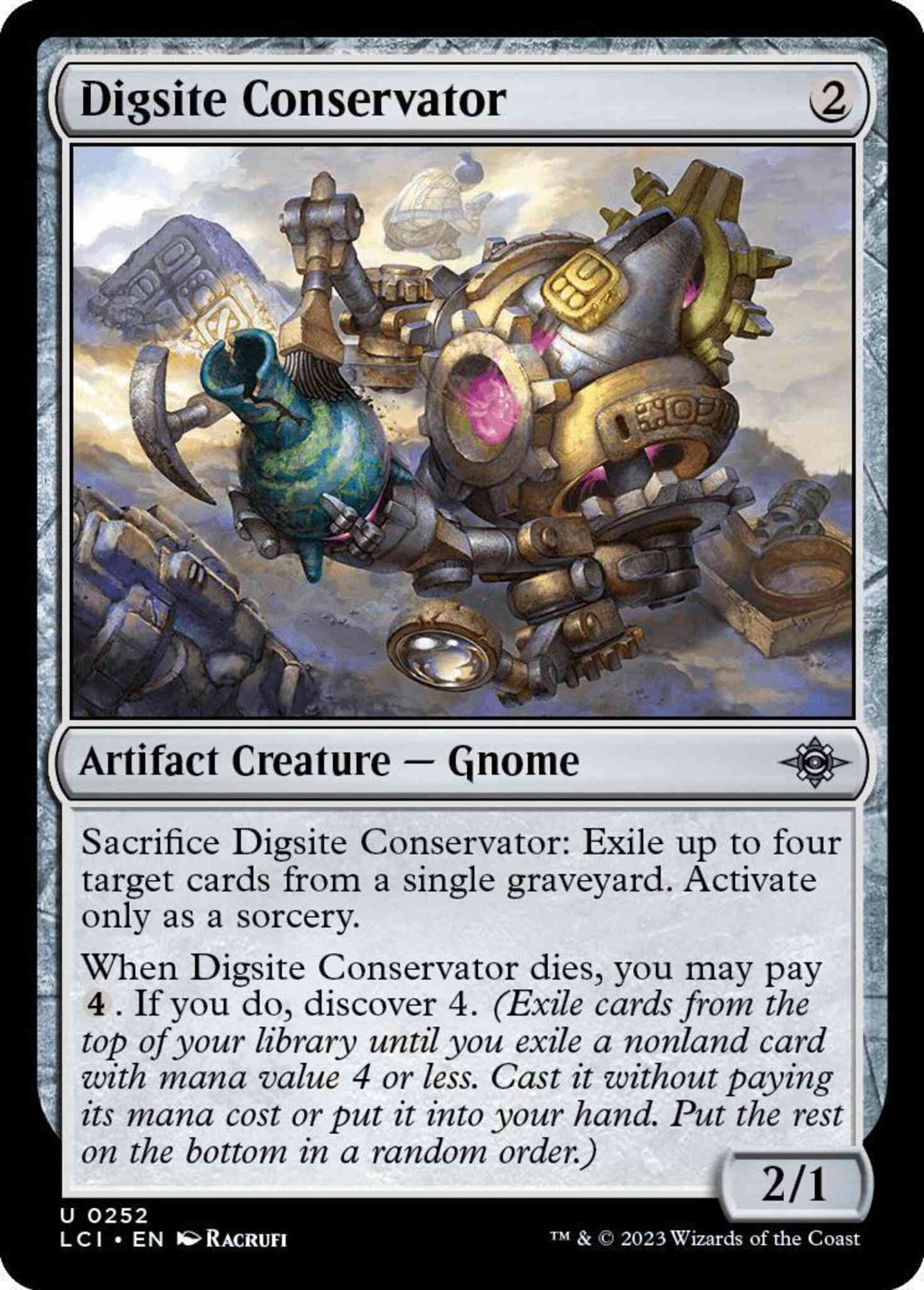 Digsite Conservator [252] [The Lost Caverns of Ixalan] [Non-Foil]