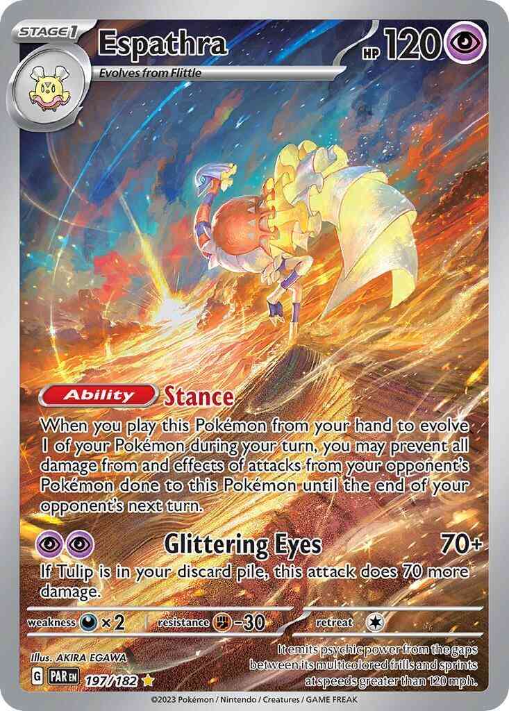Espathra - 197/182 - Illustration Rare [sv04-197] [Ultra]