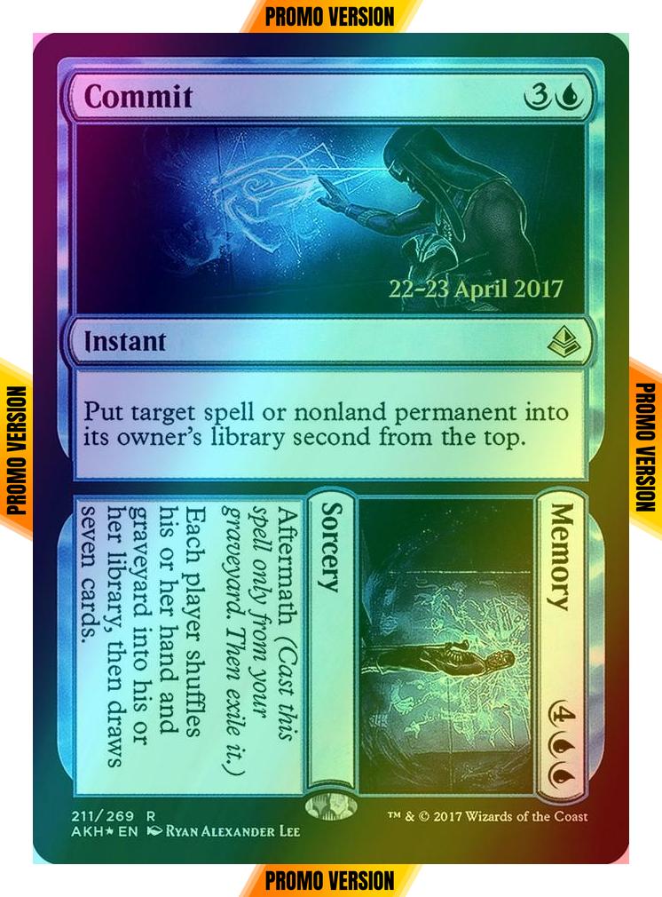 Commit // Memory [211s] [Amonkhet Promos] [Foil]