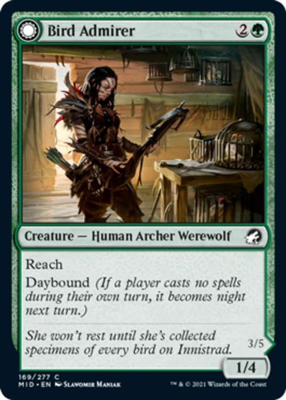 Bird Admirer // Wing Shredder [169] [Innistrad: Midnight Hunt] [Non-Foil]