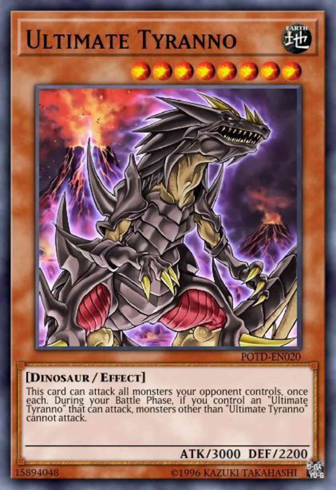 Ultimate Tyranno - BP02-EN045 - Mosaic Rare - 1st Edition