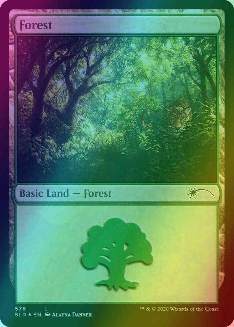 Forest [0576] [Jumpstart: Cats] [Secret Lair Drop] [Foil]