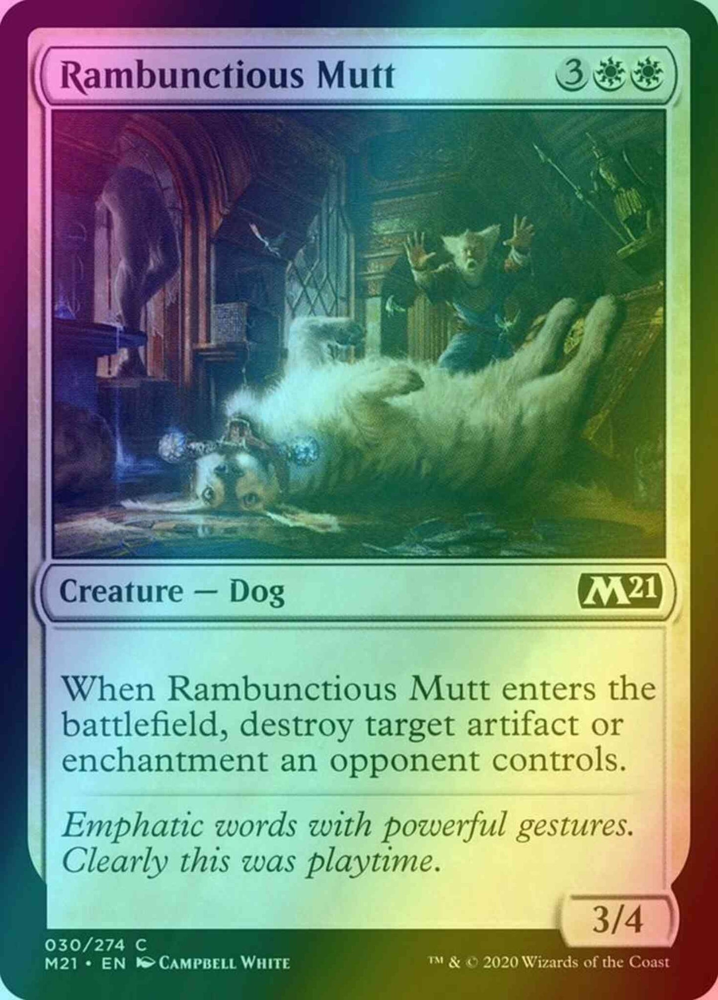 Rambunctious Mutt [30] [Core Set 2021] [Foil]