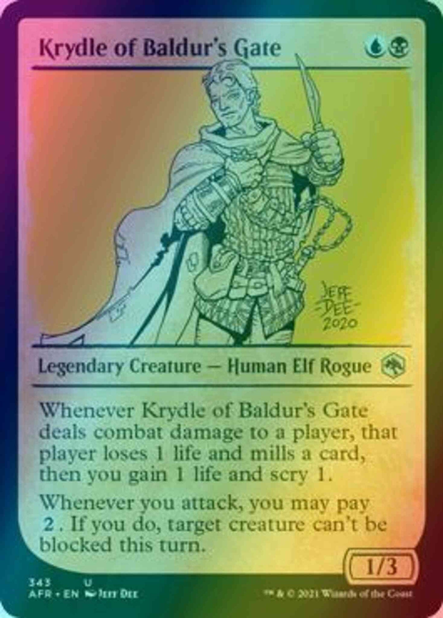 Krydle of Baldur's Gate [343] [Rulebook Showcase] [Adventures in the Forgotten Realms] [Foil]