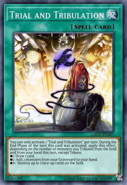 Trial and Tribulation - GAOV-EN087 - Secret Rare - 1st Edition