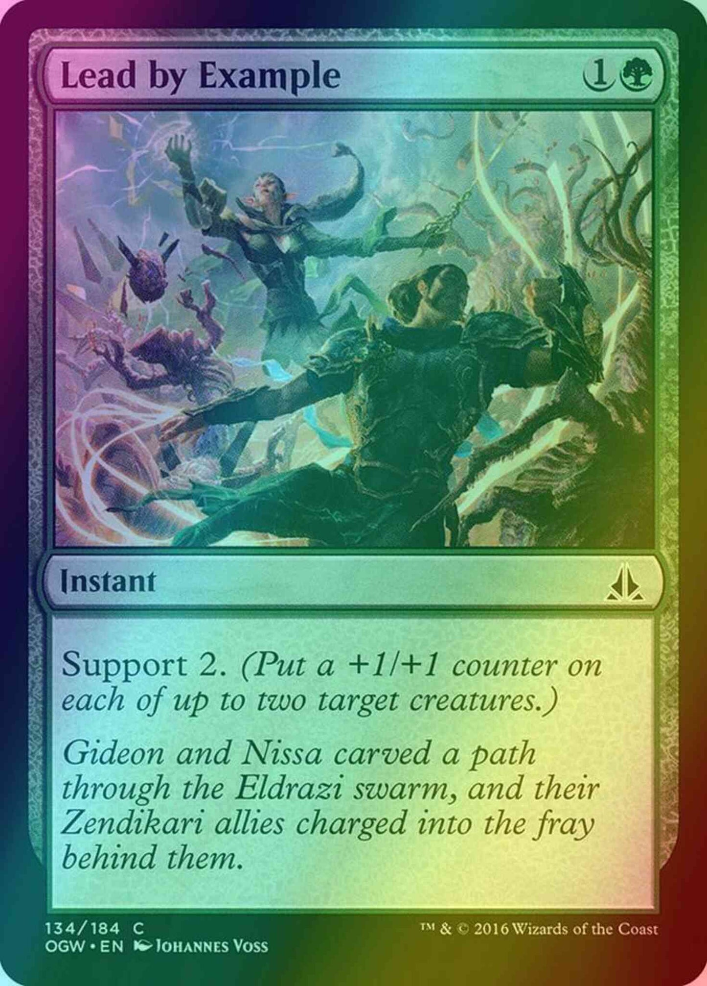 Lead by Example [134] [Oath of the Gatewatch] [Foil]