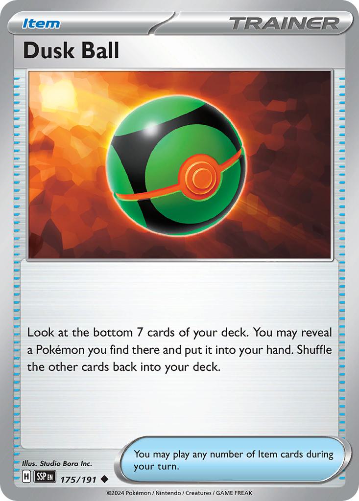 Dusk Ball - 175/191 - Uncommon [sv08-175] [Non-Holo]