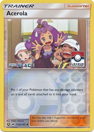 Acerola - 112a/147 - 2nd Place League Promo [Reverse Holo]