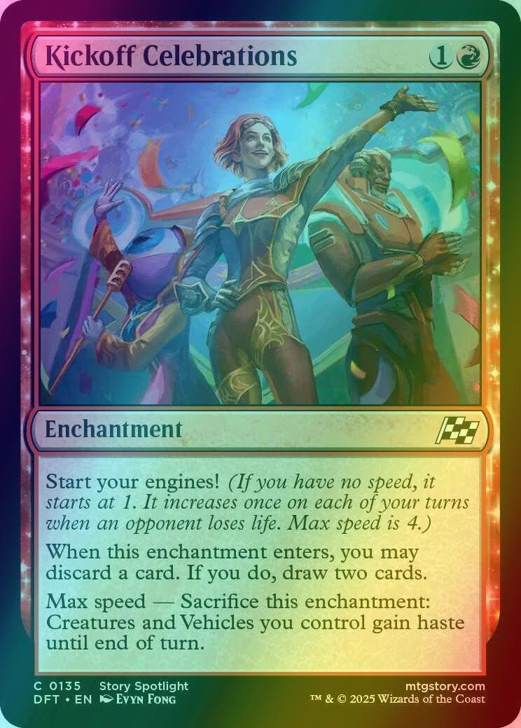 Kickoff Celebrations [135] [Aetherdrift] [Foil]