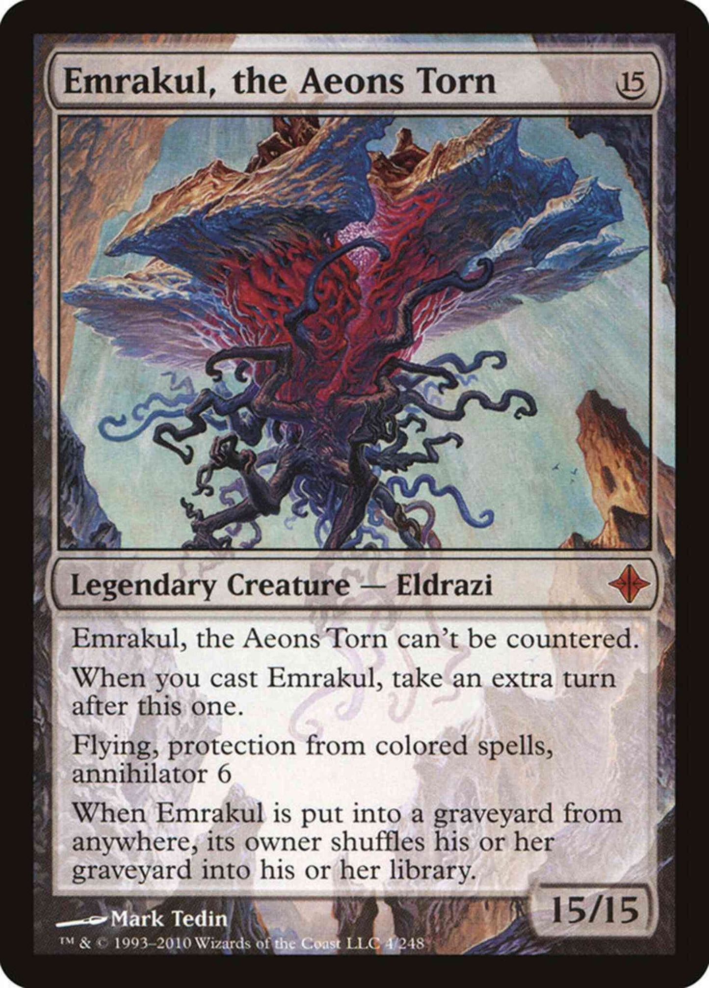 Emrakul, the Aeons Torn [4] [Rise Of The Eldrazi] [Non-Foil]