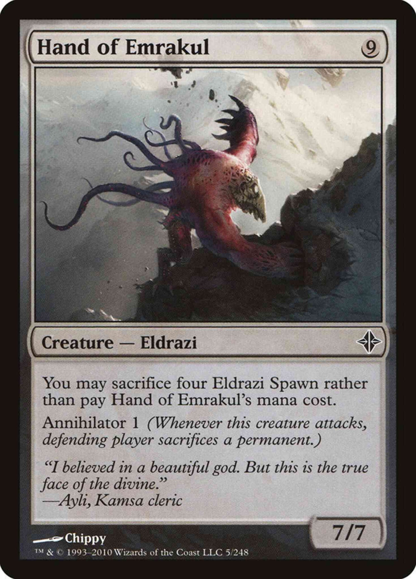 Hand of Emrakul [5] [Rise Of The Eldrazi] [Non-Foil]