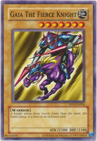 Gaia The Fierce Knight - 2020 Date Reprint - RP01-EN004 - Common - Unlimited
