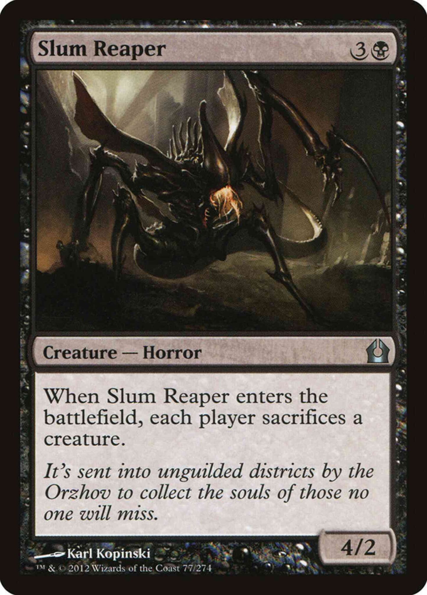 Slum Reaper [77] [Return To Ravnica] [Non-Foil]