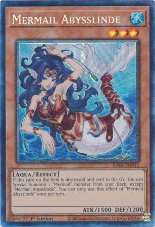 Mermail Abysslinde - RA04-EN011 - Collector's Rare - 1st Edition