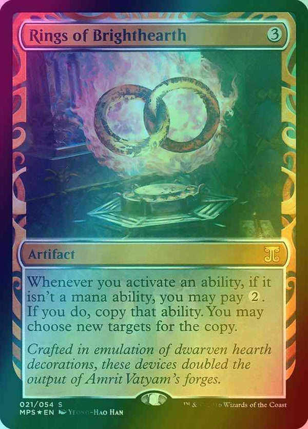 Rings of Brighthearth [21] [Masterpiece Series] [Kaladesh Inventions] [Foil]