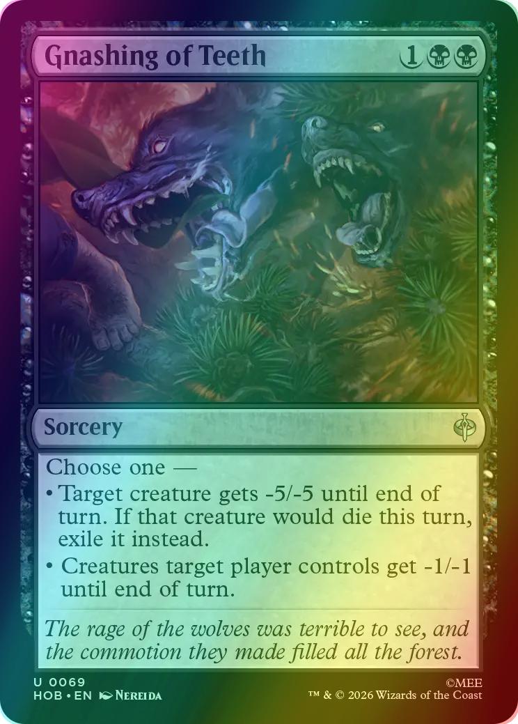 Gnashing of Teeth [69] [The Hobbit] [Foil]