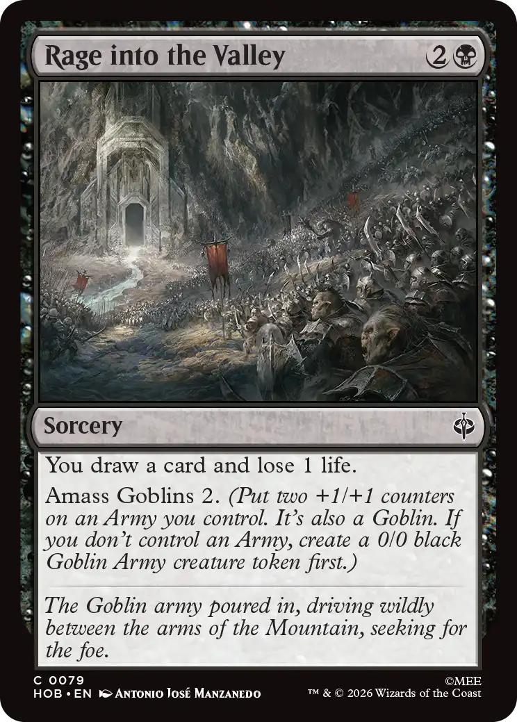 Rage into the Valley [79] [The Hobbit] [Non-Foil]