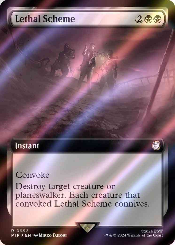 Lethal Scheme [992] [Extended Art] [Fallout] [Surge Foil]