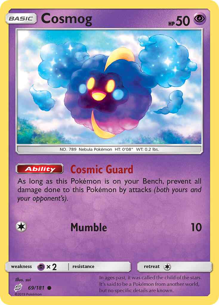 Cosmog - 69/181 - Common [sm9-69] [Reverse Holo]