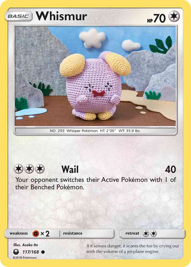 Whismur - 117/168 - Common [sm7-117] [Non-Holo]