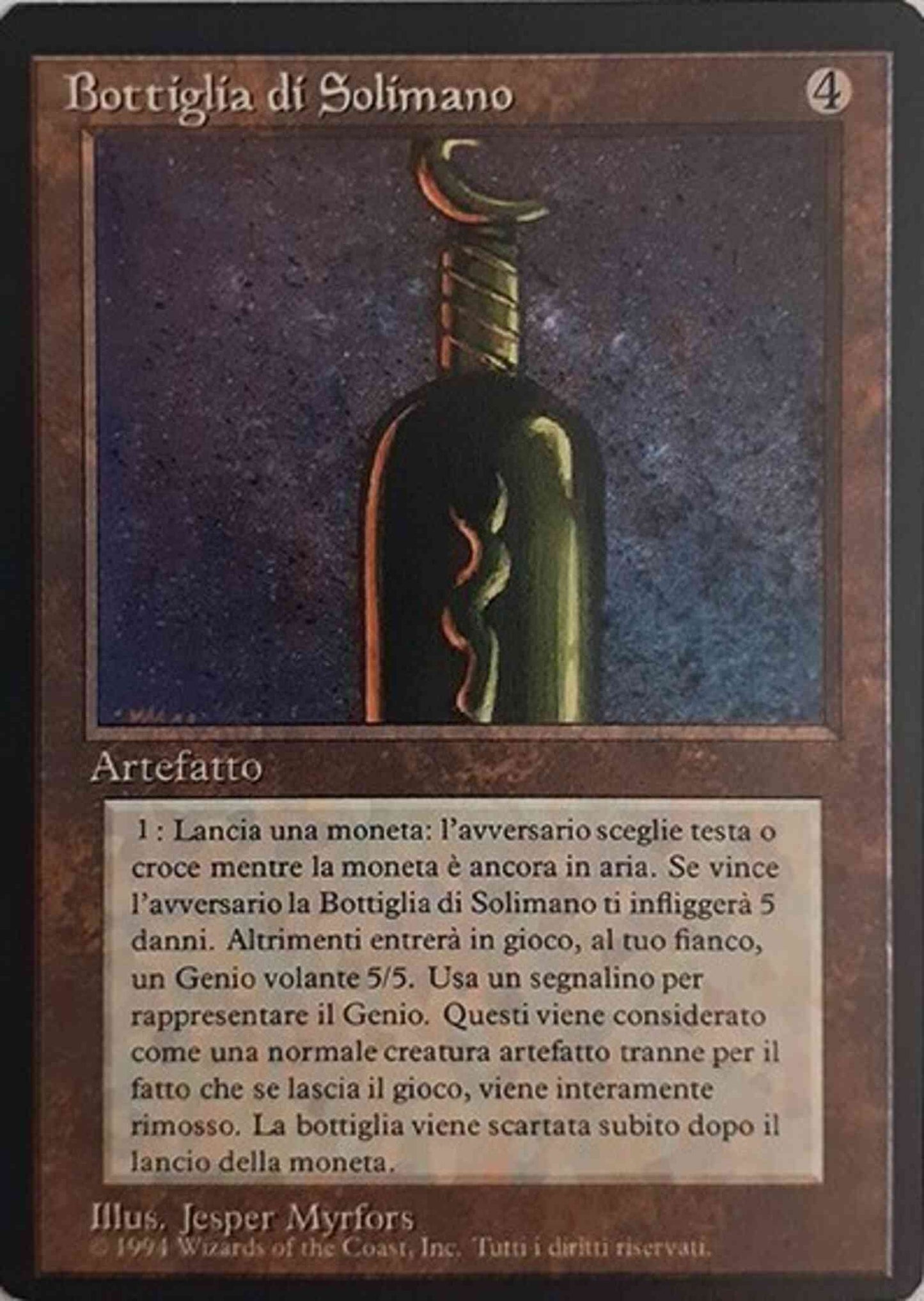 Bottle of Suleiman - Italian [237] [Foreign Black Border: Italian] [Non-Foil]
