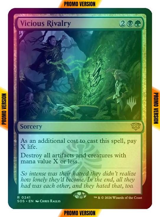 Vicious Rivalry [241p] [Promo Pack] [Secrets of Strixhaven Promos] [Foil]