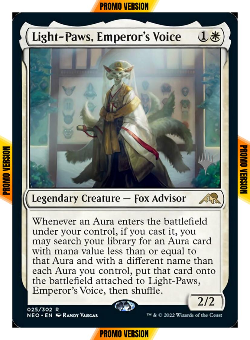 Light-Paws, Emperor's Voice [Promo Pack] [25p] [Kamigawa: Neon Dynasty: Promos] [Non-Foil]