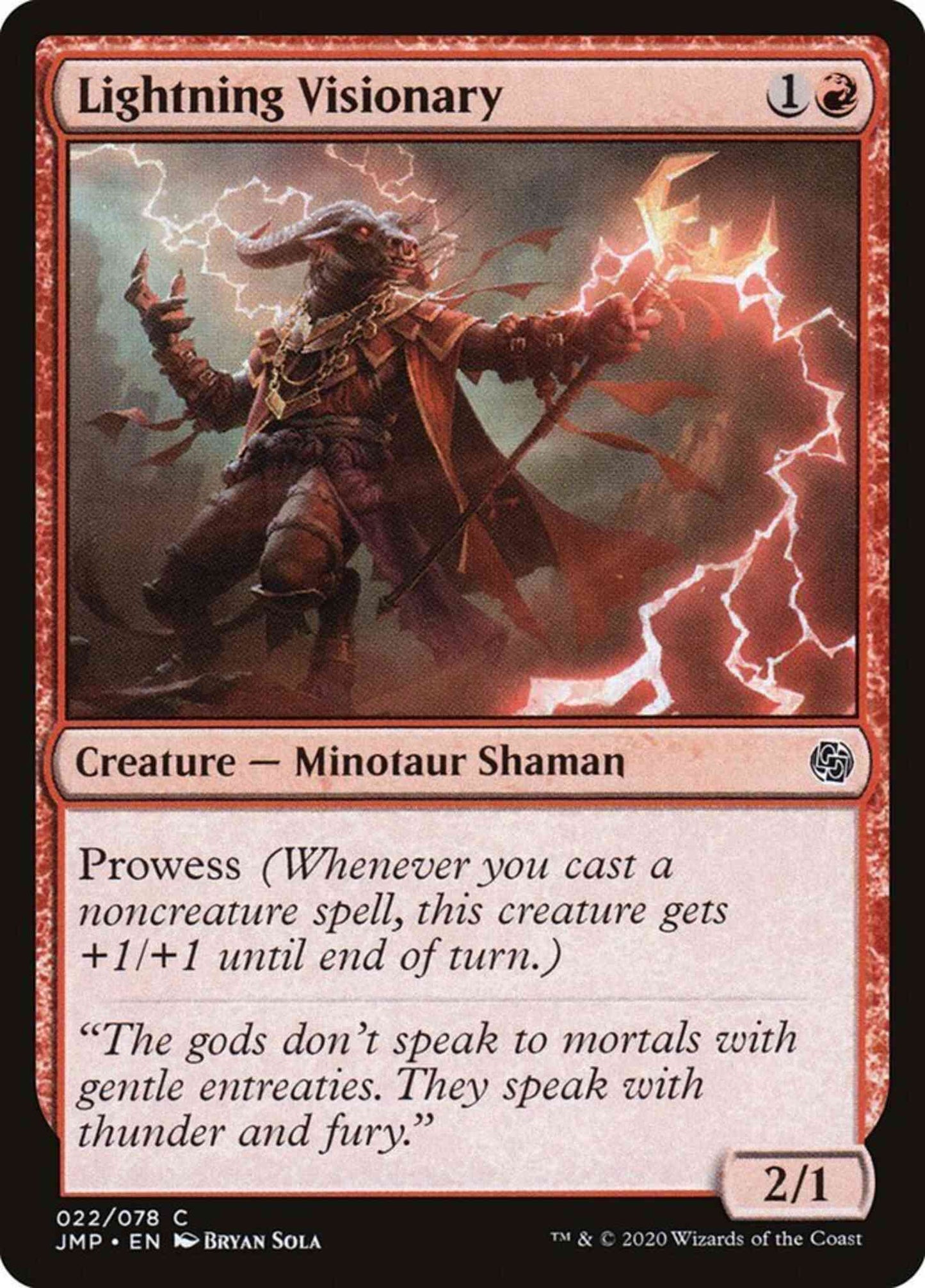 Lightning Visionary [22] [Jumpstart] [Non-Foil]