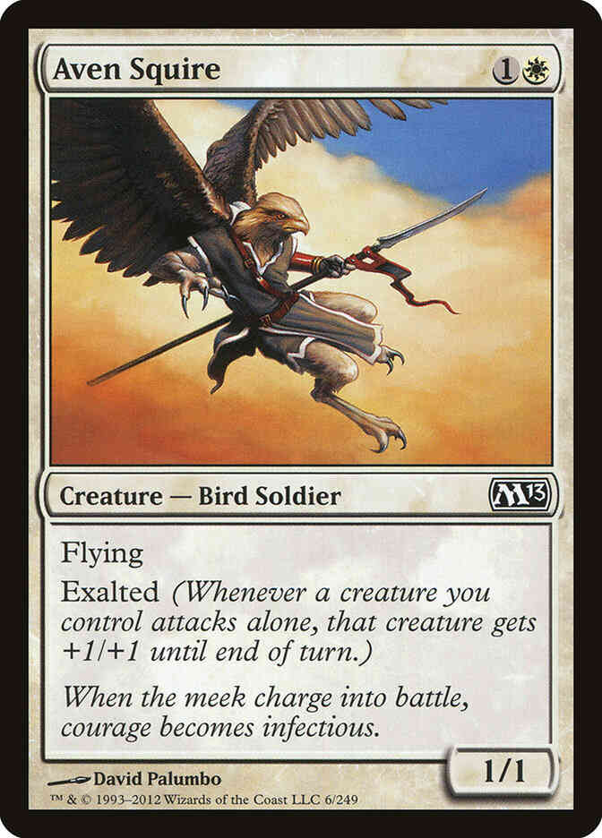 Aven Squire [6] [Magic 2013] [Non-Foil]
