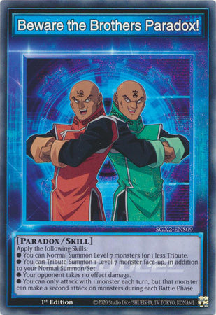 Beware the Brothers Paradox! - SGX2-ENS09 - Common - 1st Edition