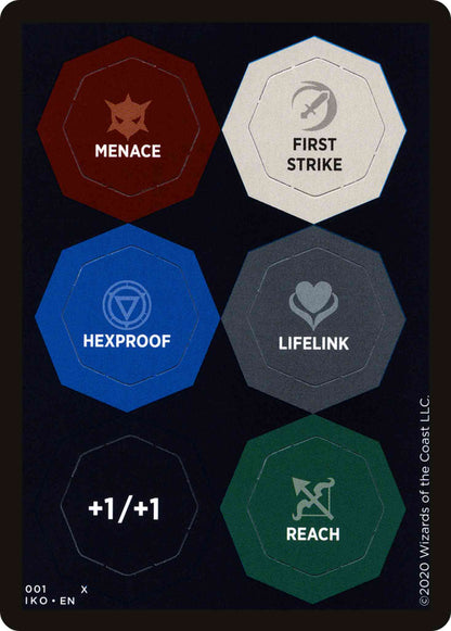 Ability Punchcard (Thin) [01/02] [14] [Ikoria Lair of Behemoths Tokens] [Non-Foil]