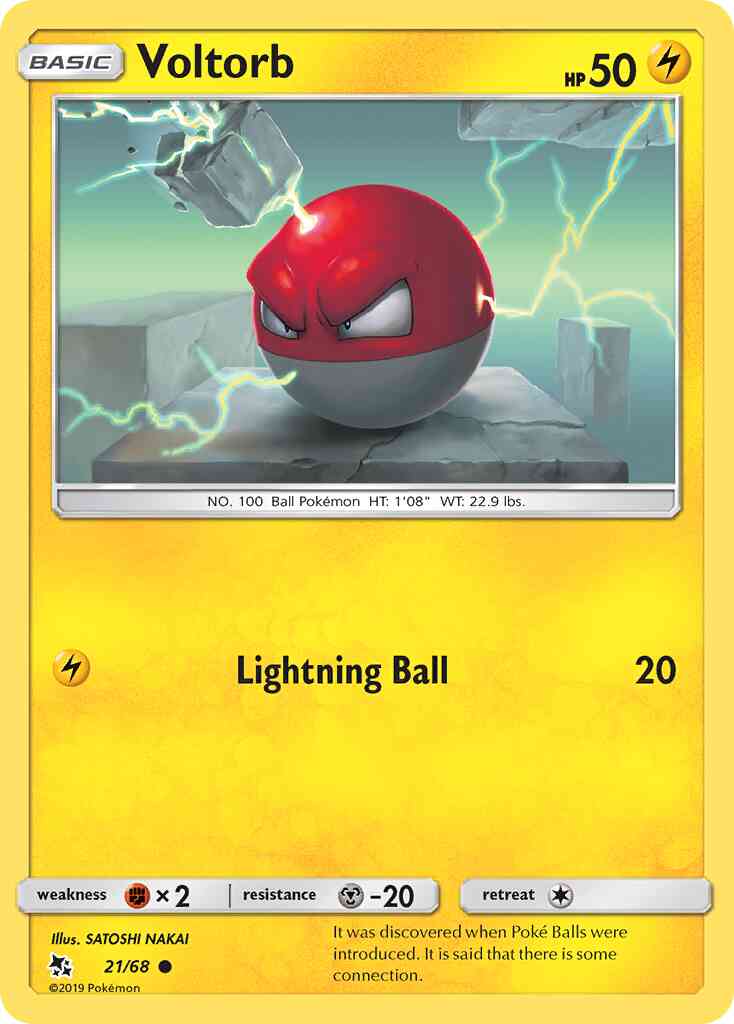 Voltorb - 21/68 - Common [sm115-21] [Non-Holo]