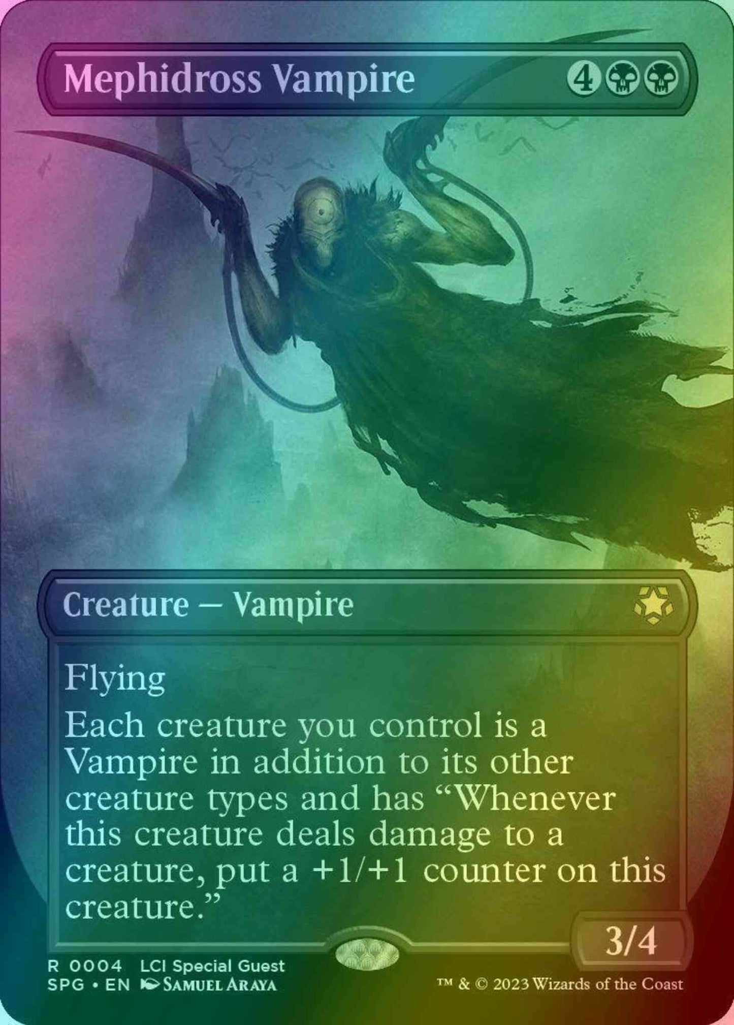 Mephidross Vampire [4] [Borderless] [Special Guests] [Foil]