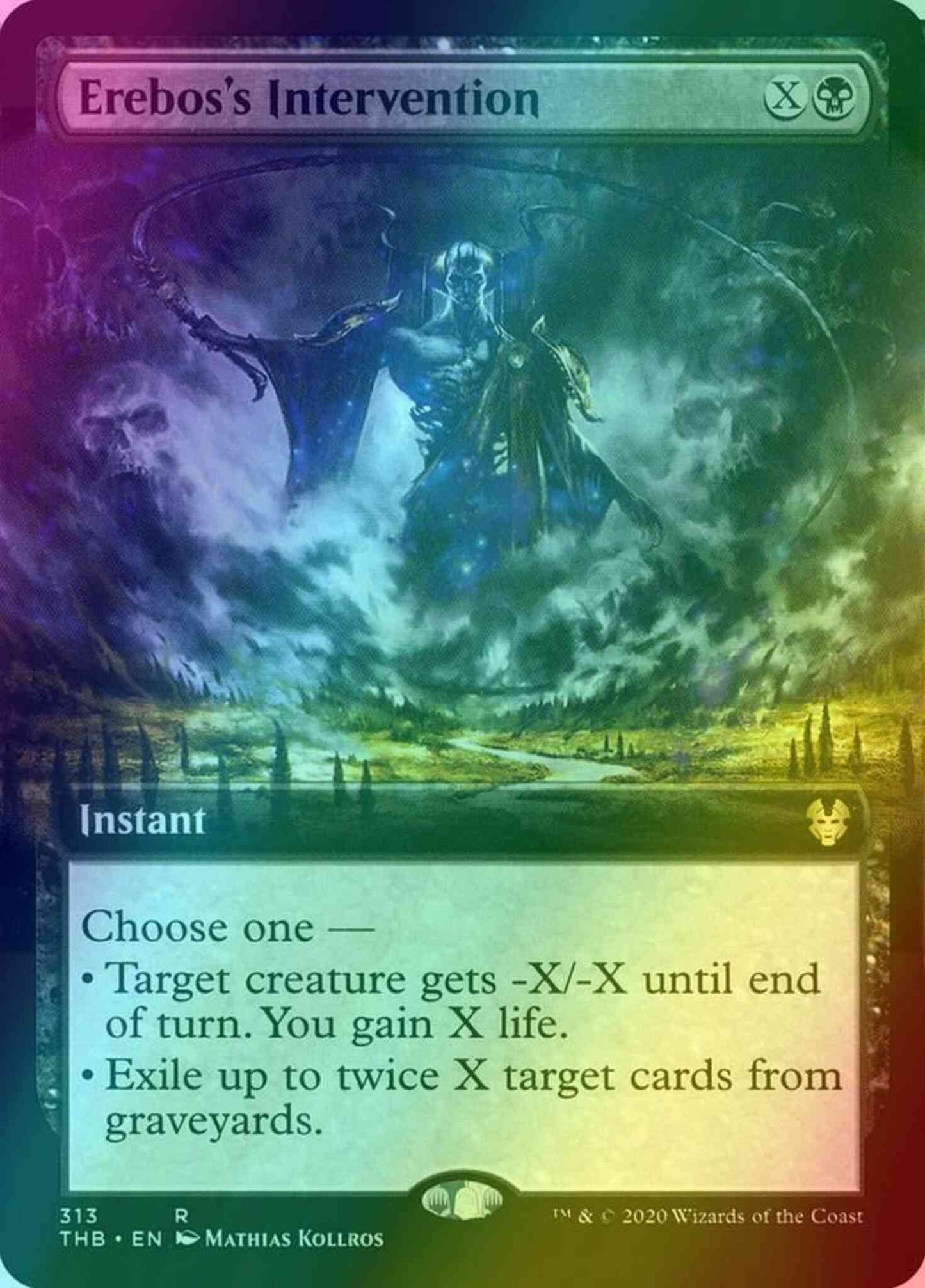 Erebos's Intervention [313] [Extended Art] [Theros Beyond Death] [Foil]