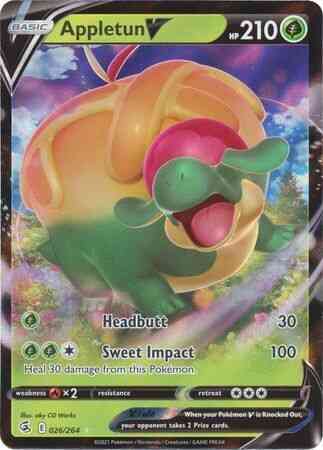 Appletun V - 026/264 - Rare Ultra [SWSH8-026] [Ultra]