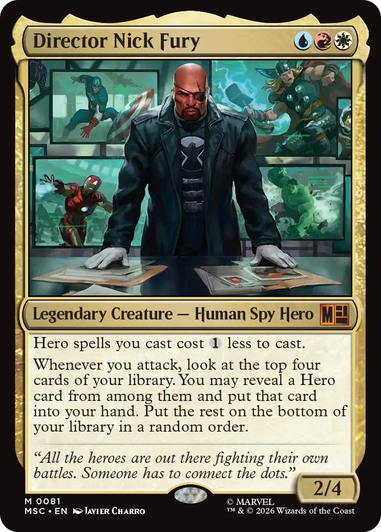 Director Nick Fury [81] [Marvel Super Heroes: Commander] [Non-Foil]