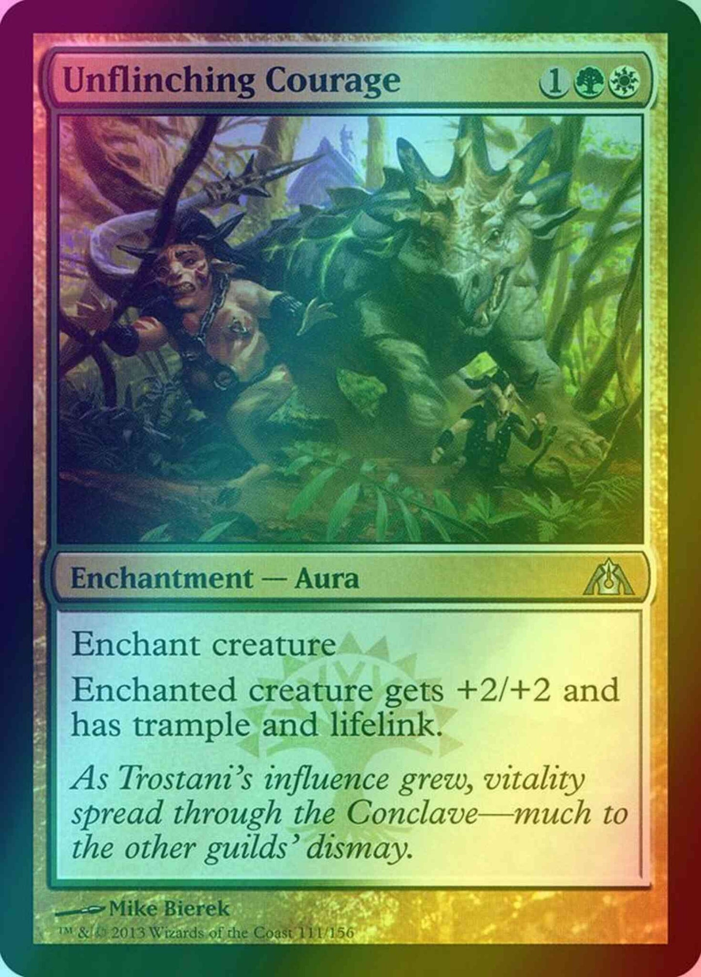 Unflinching Courage [111] [Dragon's Maze] [Foil]