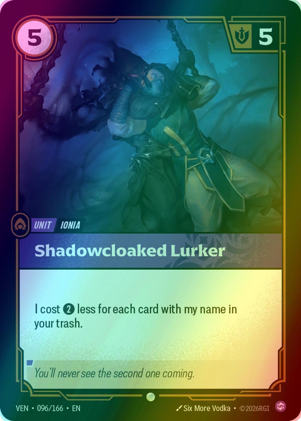 Shadowcloaked Lurker - 096/166 [Vendetta] [Foil]